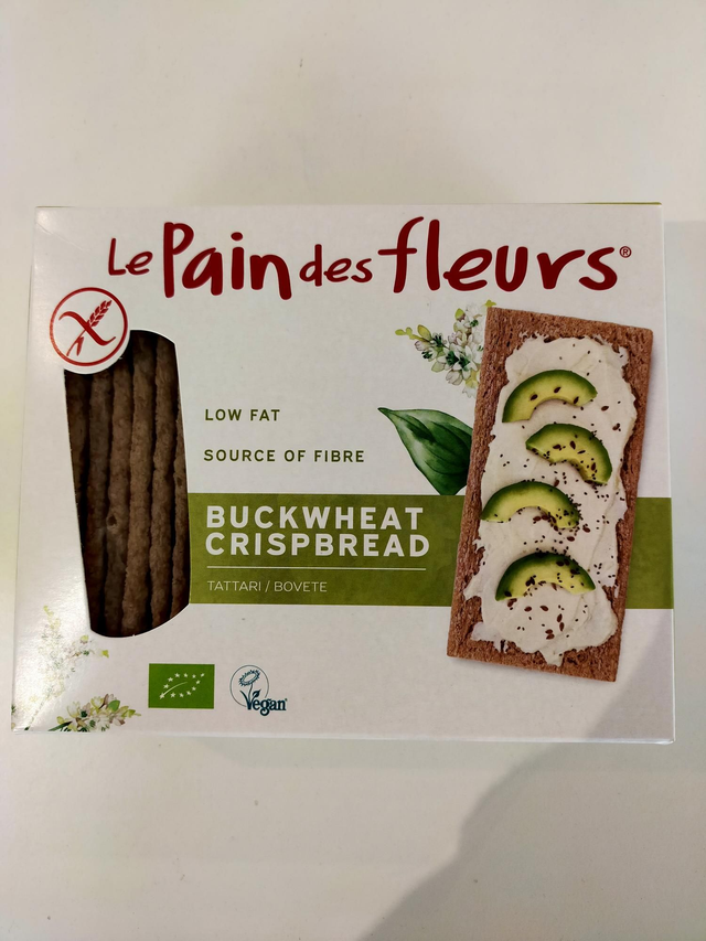  Gluten-Free Buckwheat Crispbread 125g, Organic (Le Pain des Fleurs) 40762