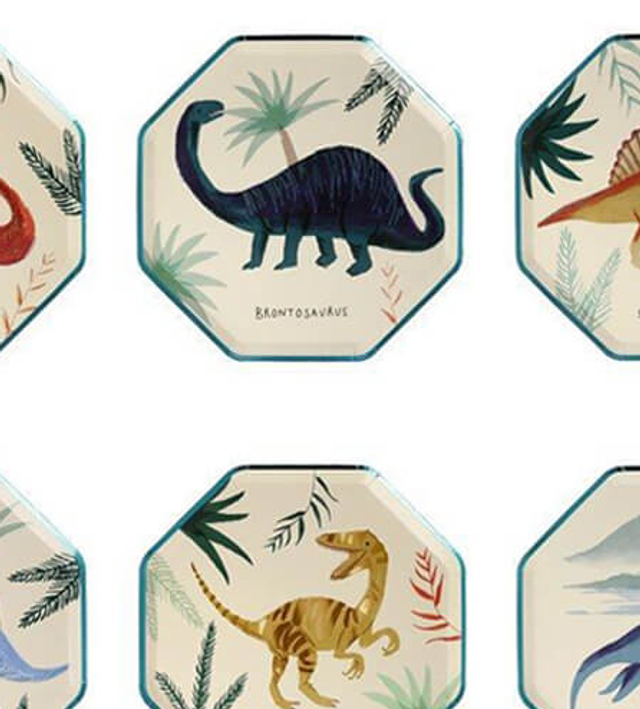 Dinosaur Paper Plates