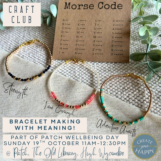 Bracelet Making with Meaning