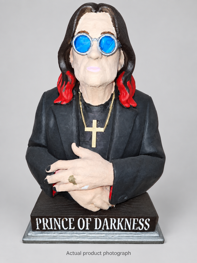 Prince of Darkness – Hand-Finished Rock Bust – UK Made