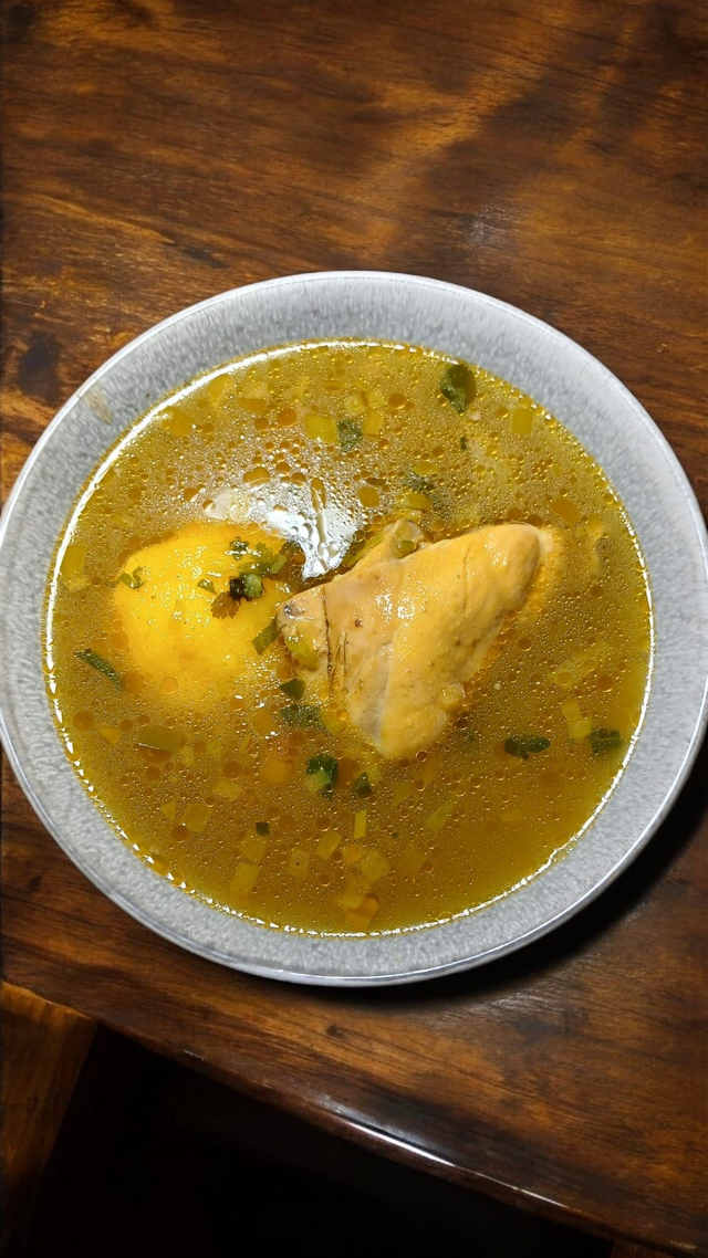 Soupe au poulet  - Sopita de pollo