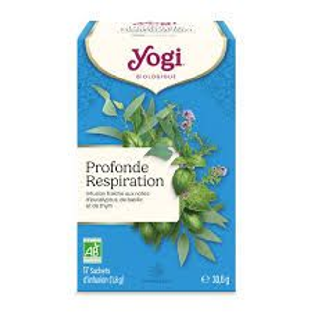 Yogi Tea Profonde Respiration BIO | Tisane Voies Respiratoires