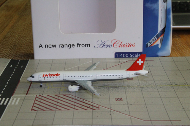 Swissair A321 (HB-IOL), 1:400 Aeroclassics