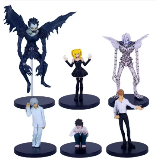 Death Note actie figuren set 6 stuks 