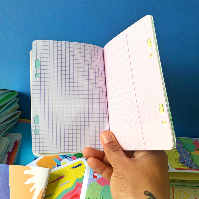 Cahier Fleurs-Pied-de-poule