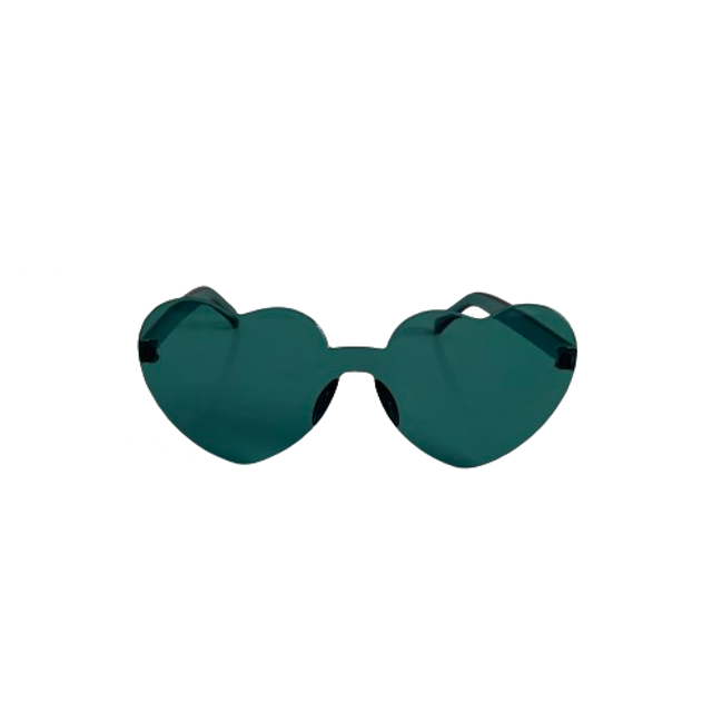 Lunette Coeur Vert 