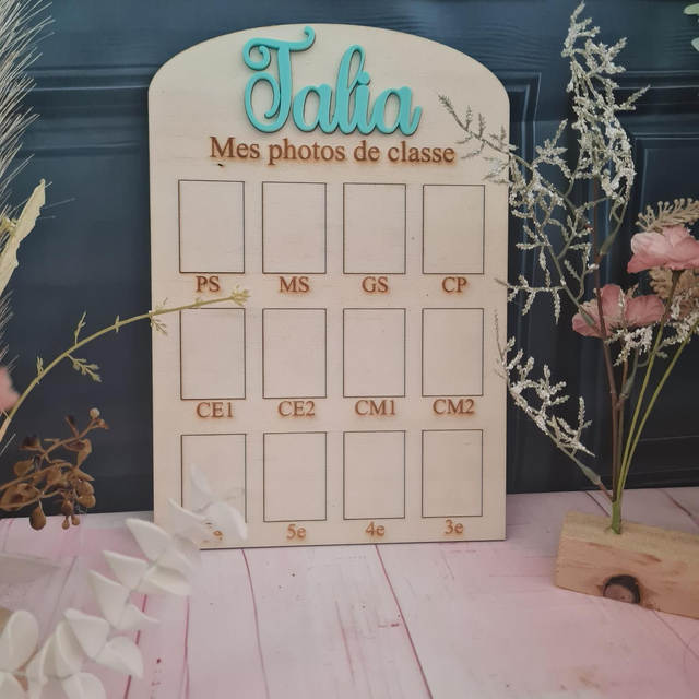 Cadre personnalisé – Photos de toutes les rentrées