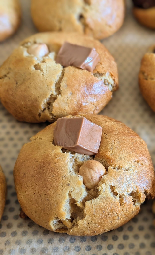 Cookie Gianduja/Noisettes torréfiées 