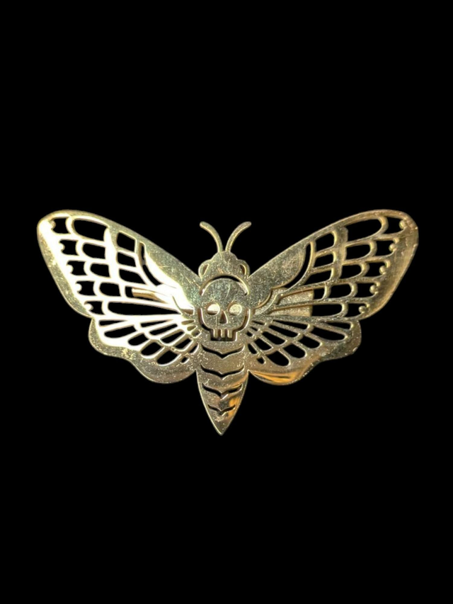 Broche papillon nuit 