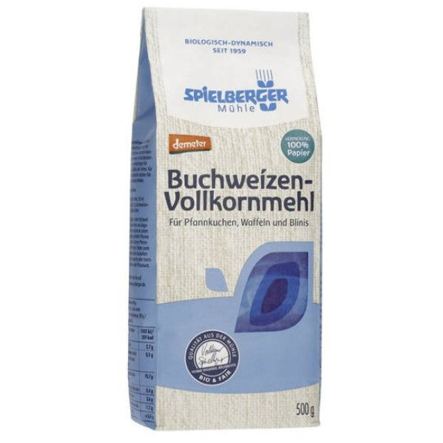 Spielberger Buchweizen Vollkornmehl, 500g Packung