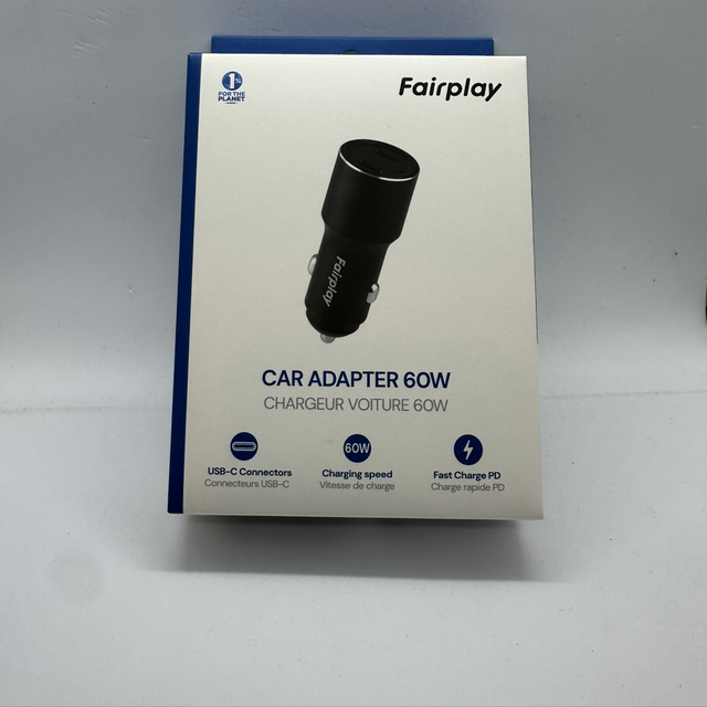 Chargeur voiture rapide 60w 2 type c 