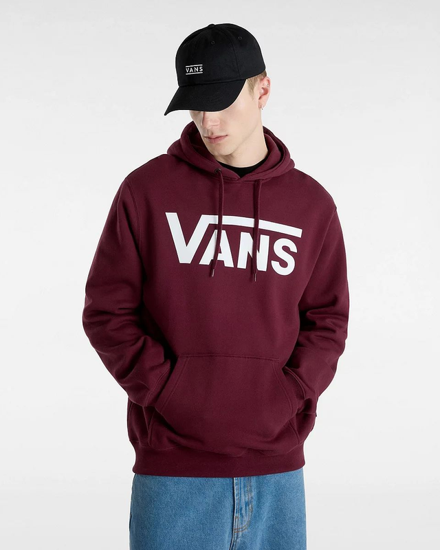 VANS felpa con cappuccio Vans Classic con stampa e tasche davanti