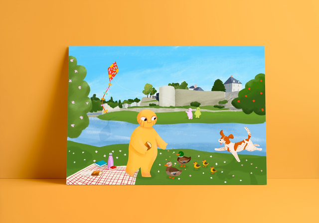 Petit Bonhomme au parc des douves