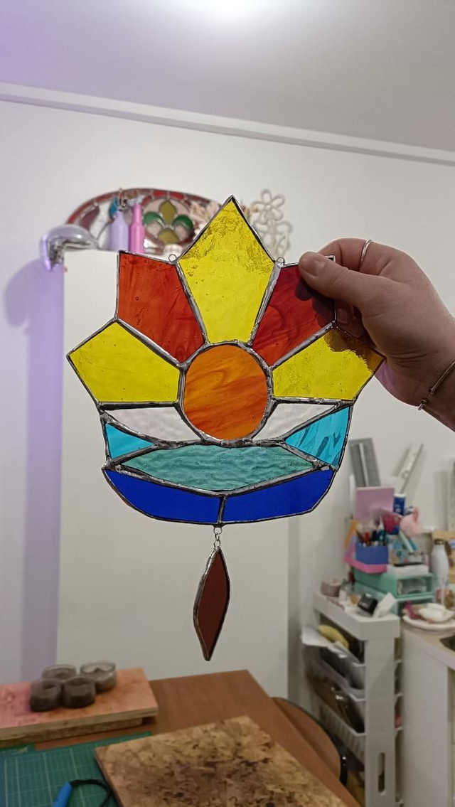 Cours d'initiation au vitrail Tiffany - 1 journée de 10 h à 18h (8 heures)