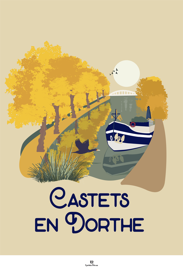 ♡04 Castets-en-Dorthe &quot;Entre Canal et Nature&quot;