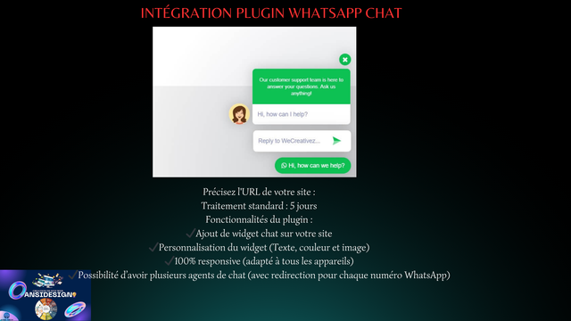 Intégration plugin WhatsApp Chat