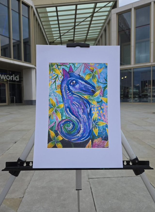 The Sea Unicorn Print