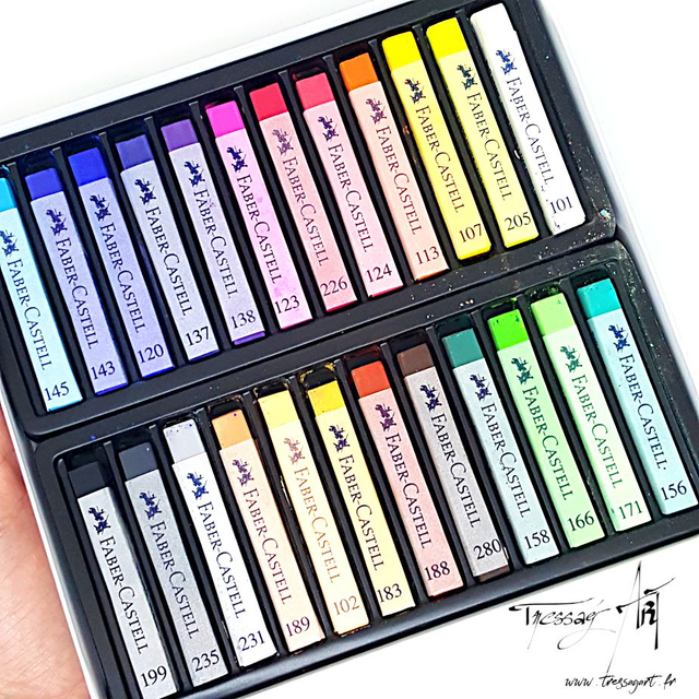 FABER CASTELL - PASTELS SECS TENDRES PAR 24 - FB111