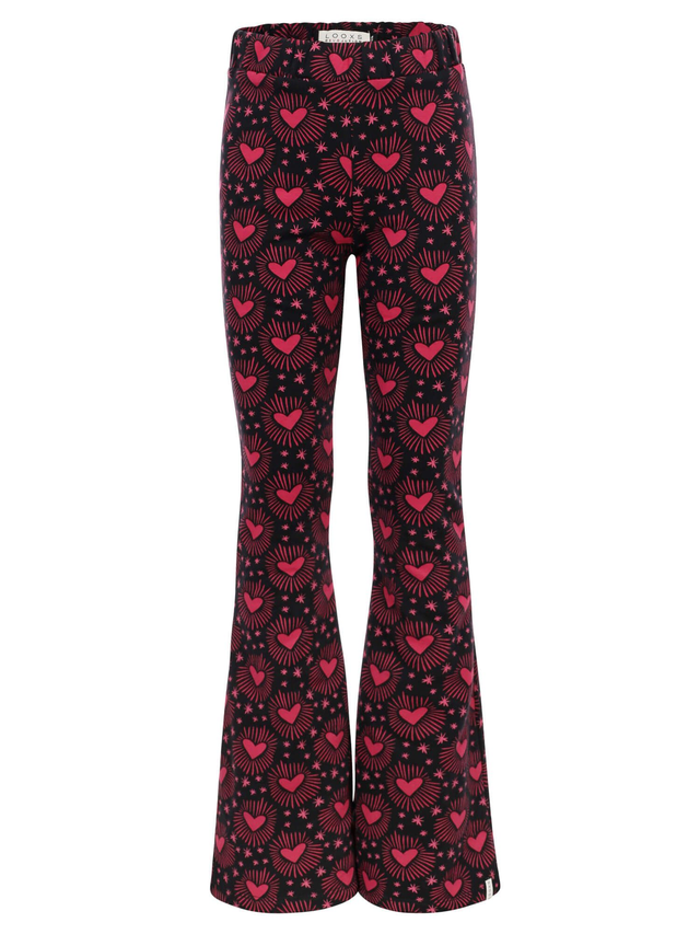 Boho Hearts Little sweat flaire pants