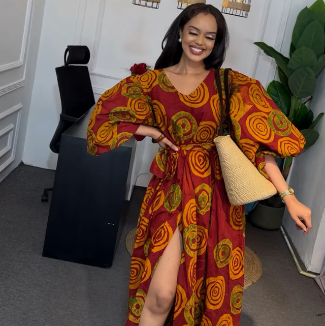 Giant maxi dress