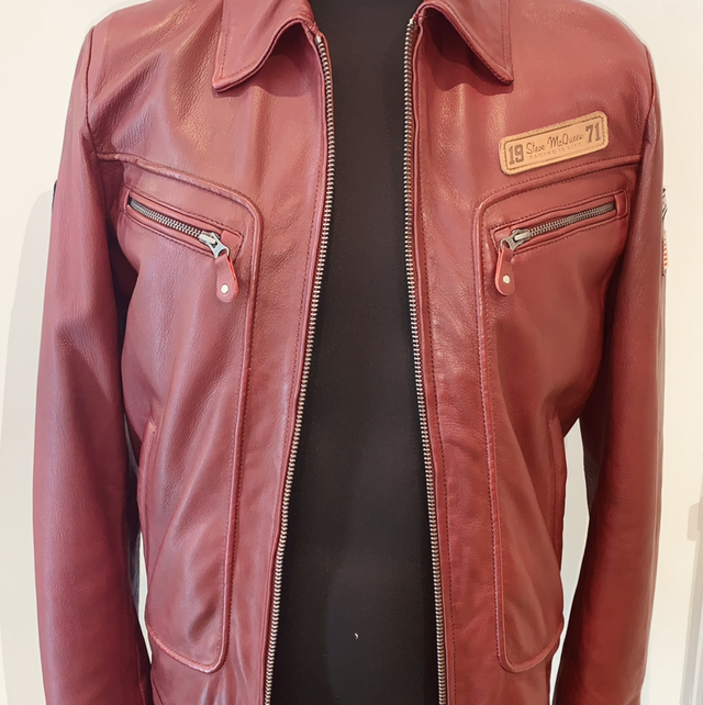 Veste/blouson cuir d’agneau Steve Mc Queen Mainpol 