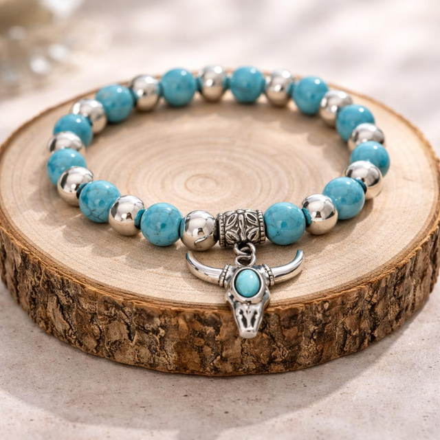 "Buffle" - Bracelet en turquénite - BB-018