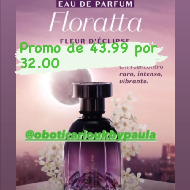 Floratta Fleur D&#039; Éclipse Eau De Parfum 75ml O Boticario