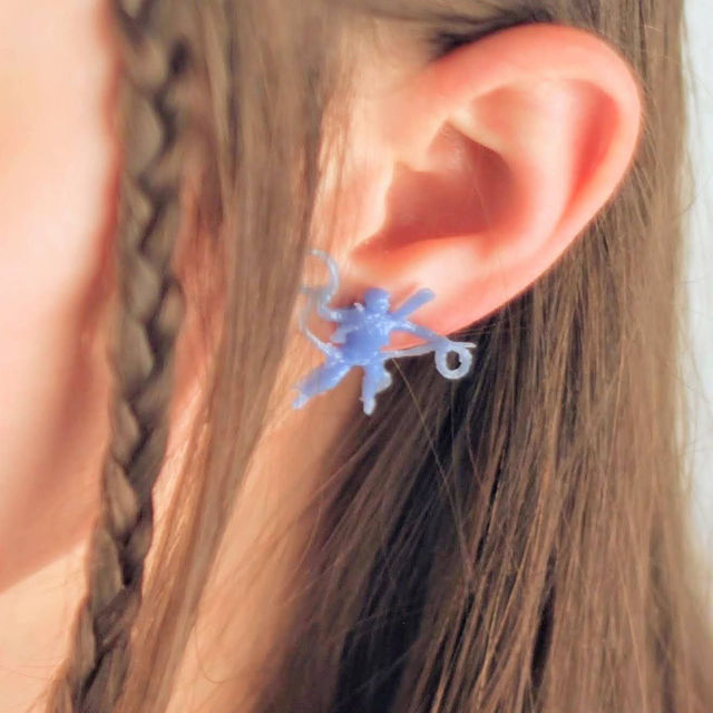 MINI FIGURINE STUD EARRINGS –  different colors available