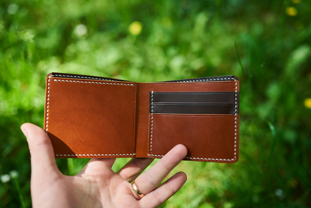 Pánska peňaženka Korheľ  #6 - Čokoláda & Koňak