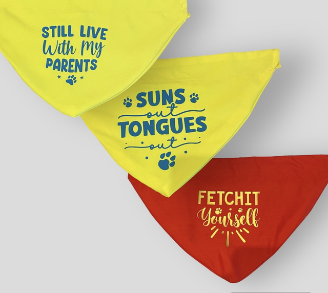 Large dog Collar Bandanas 