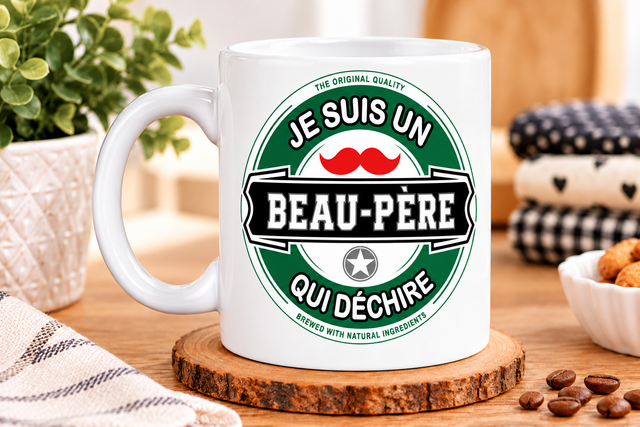 Mug Beau-Père Qui Déchire – Une Idée Cadeau Originale et Pleine d’Humour pour la Fête des Pères