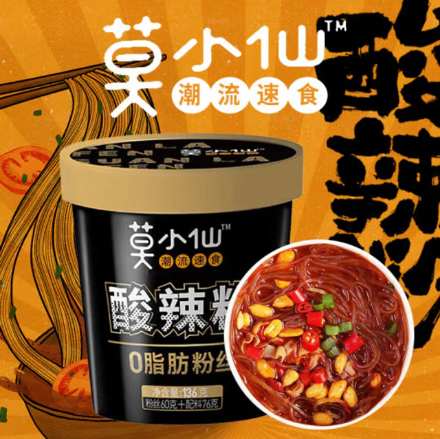 mo spaghetti di soia istantaneo 莫小仙酸辣粉136g