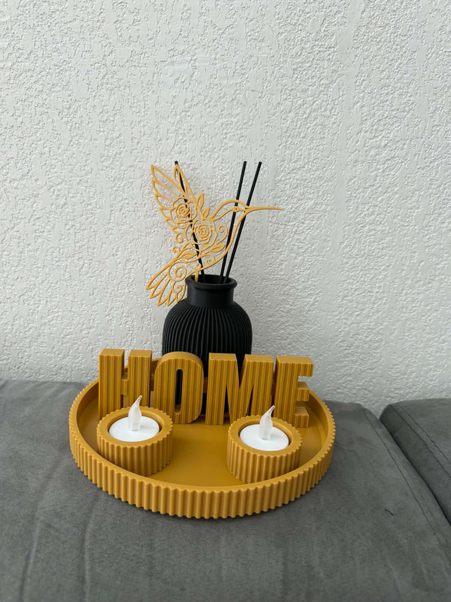 Plateau décoratif HOME