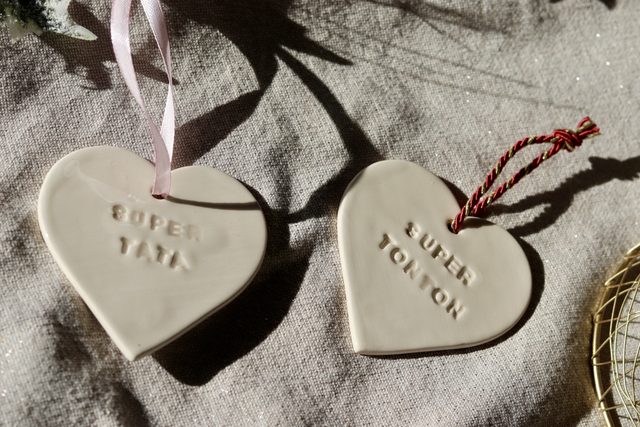 Cœur « Super tonton » / « Super tata » 