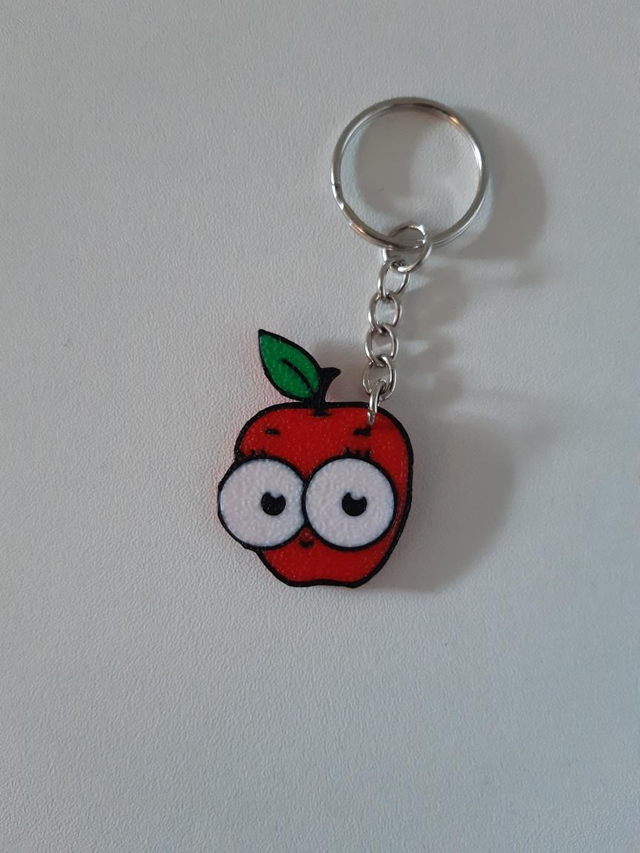 Schlüsselanhänger Apfel