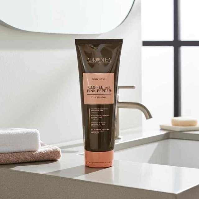 Aurodhea Coffee & Pink Pepper Body Wash – 250ML | Energizing & Refreshing
