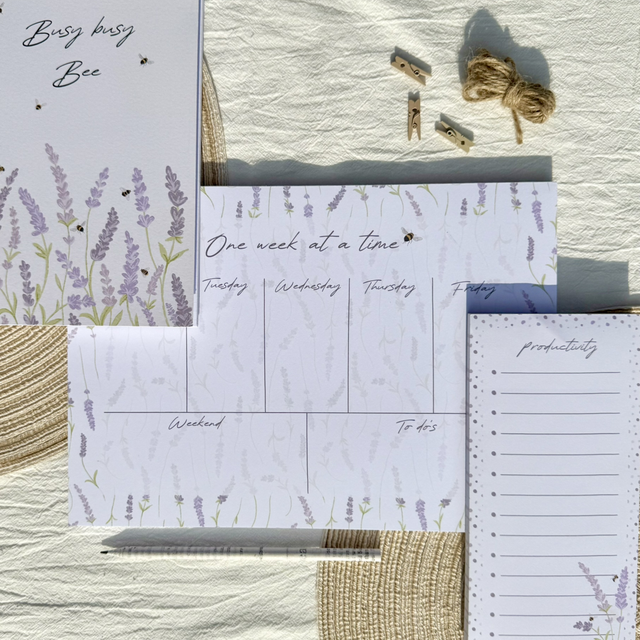 Lavender Breeze- Stationery Bundle