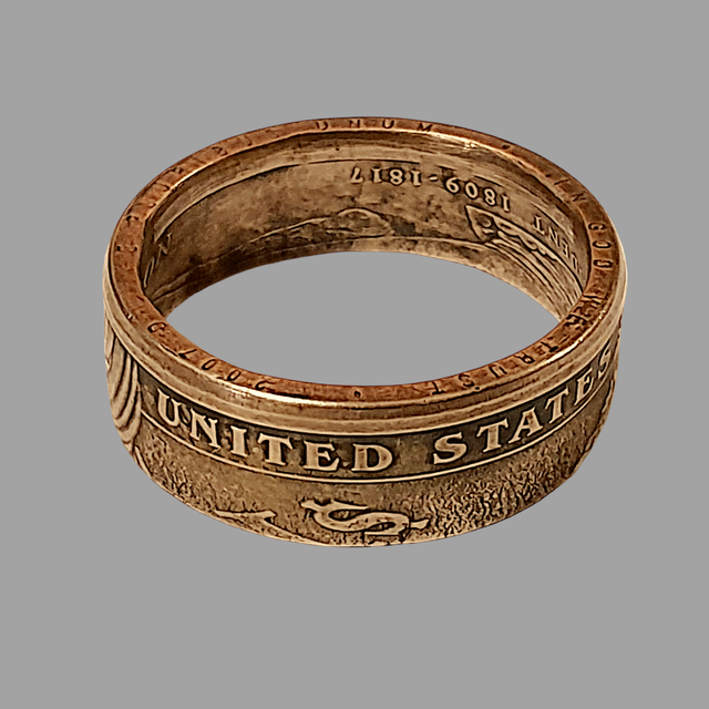 United States One Dollar James Madison 2007 Coin Ring