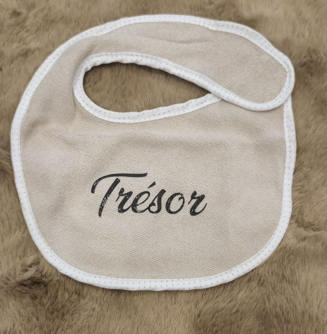 Bavoir bébé &quot;Trésor&quot;