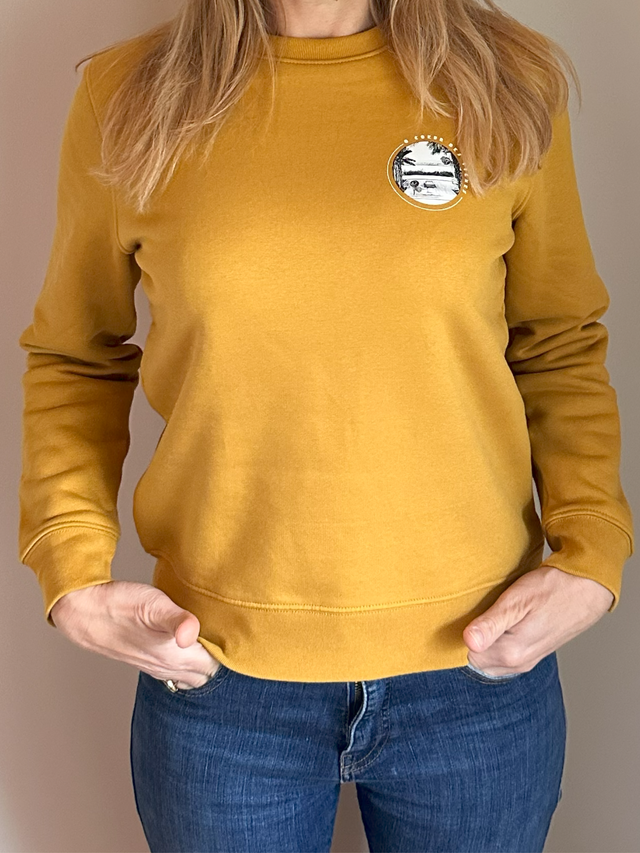 Sweat col rond Small logo NB