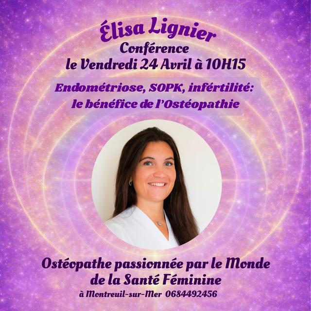 ÉLISA LIGNIER ♥ Endométriose, SOPK, infértilité : les bénéfices de l'Ostéopathie