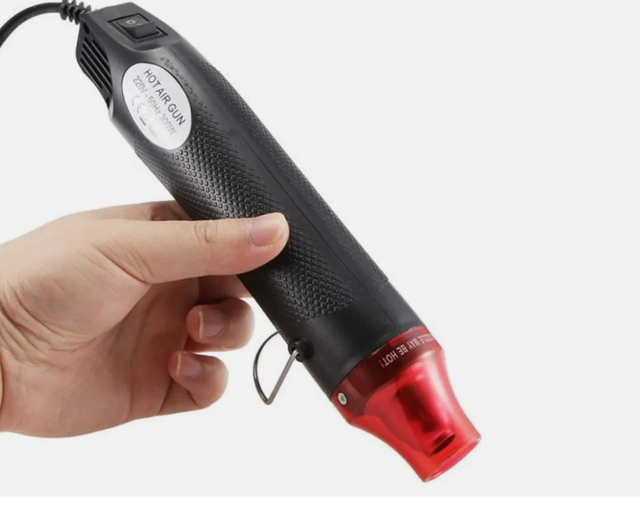 Décapeur Thermique 300W Pistolet à Air Chaud Electrique Température Shrink FIMO