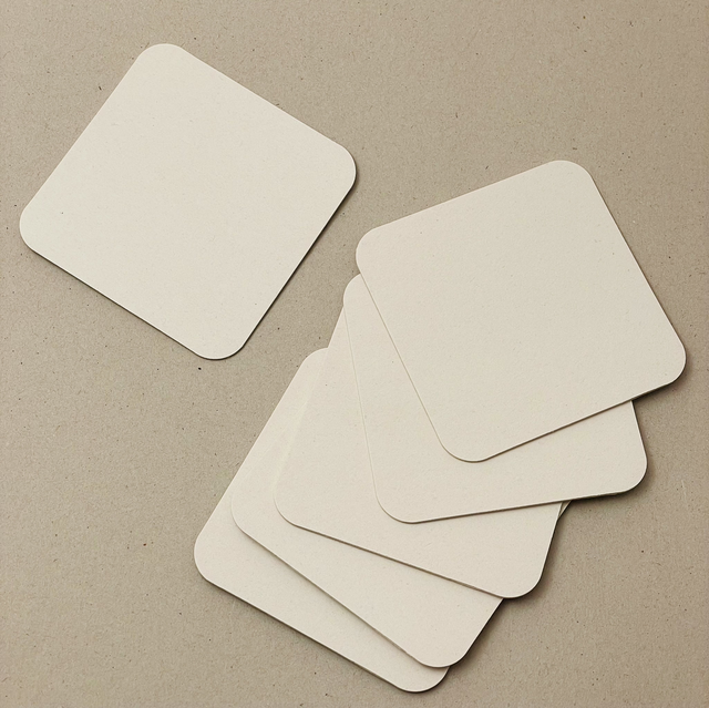 Bierdeckel eckig 93x93mm 100Stk.