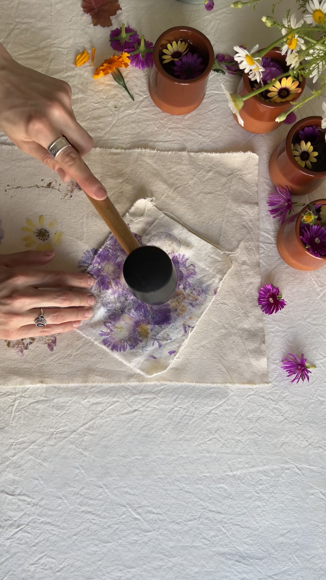 Atelier - tataki-zomé (écoprint)