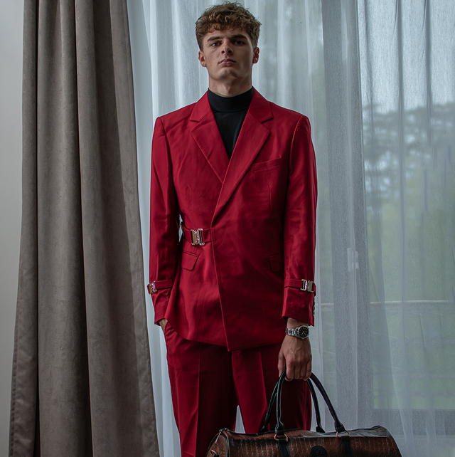 costume deux pièces ajusté