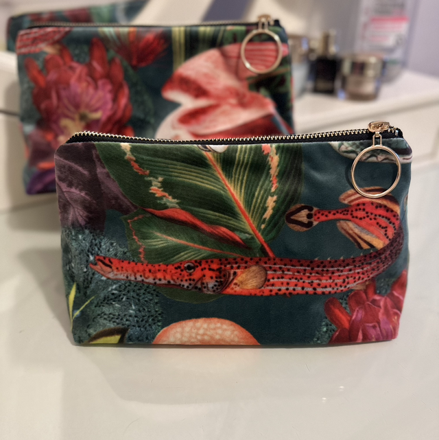 Handmade "Under the sea" large  bag