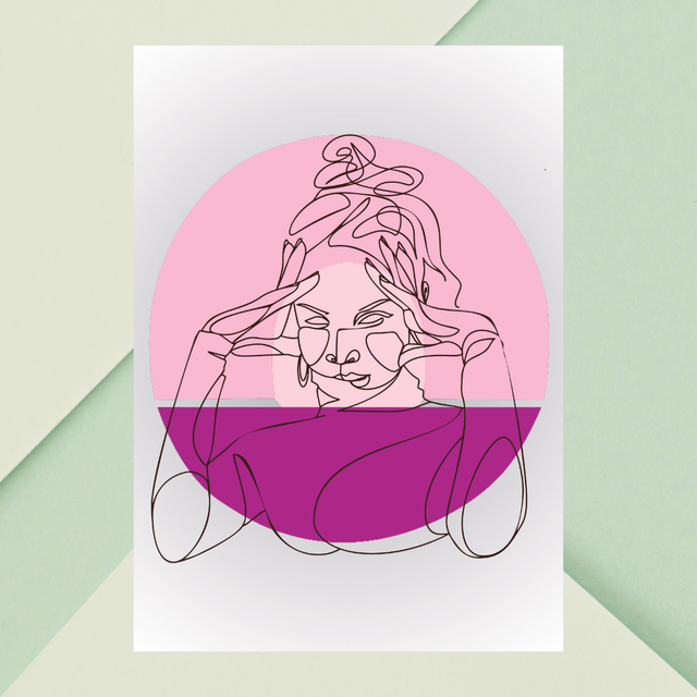 Illustration de Télépathie Féminine - Art Mystique / Intriguing Female Telepathy Illustration - Mystical Wall Art