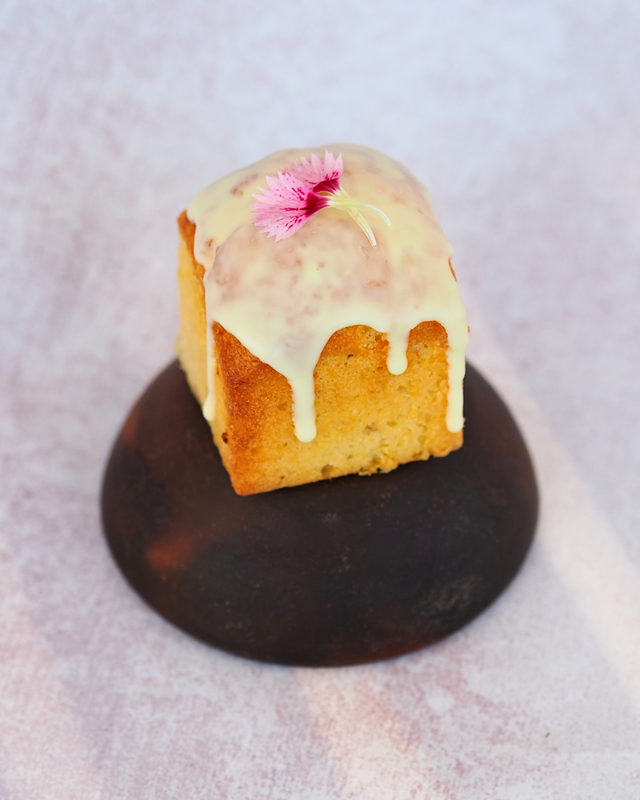 Cake à la confiture de framboises