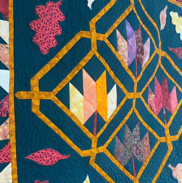 Patchwork and quilting session block 