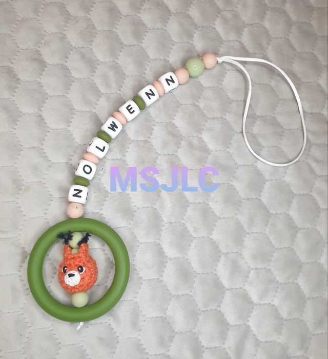 Attache Tétine Dentition Crochet